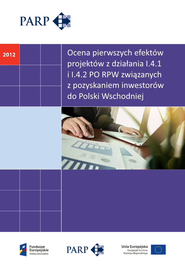 Ocena pierwszych efektów projektów z działania I.4.1 i I.4.2 PO RPW związanych z pozyskaniem inwestorów do Polski Wschodniej